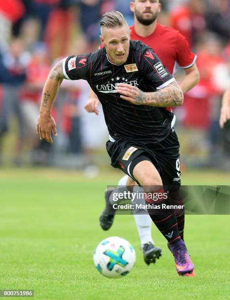 Sebastian Polter of 1.FC Union Berlin during the game between Friedrichshagener SV and Union Berlin on june 25, 2017 in Berlin, Germany.