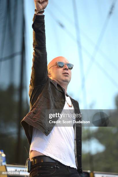 Singer Ed Kowalczyk of the alternative rock band LIVE performs onstage during Arroyo Seco Weekend at the Brookside Golf Course on June 24, 2017 in...