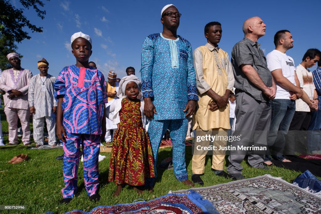 Muslims Mark End Of Ramadan In Pittsburgh, Pennsylvania