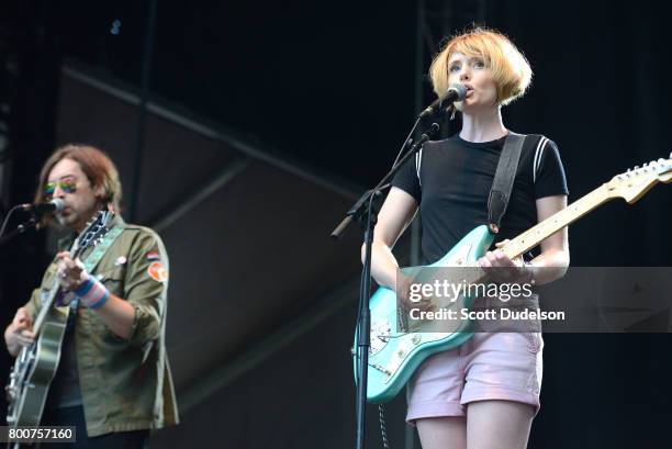 Singer Haley McCallum performs onstage Arroyo Seco Weekend at the Brookside Golf Course on June 24, 2017 in Pasadena, California.