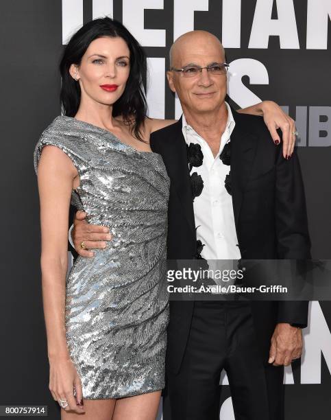 Model Liberty Ross and producer Jimmy Iovine arrive at the premiere of 'The Defiant Ones' at Paramount Theatre on June 22, 2017 in Hollywood,...
