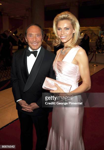 Singer Paul Anka, Anna attend the Canadian Songwriters Hall of Fame Gala at Le Royal Meridien King Edward Hotel in Toronto, Canada on February 29,...