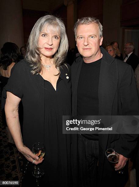 Sylvia Tyson and Alan Frew attend the Canadian Songwriters Hall of Fame Gala at Le Royal Meridien King Edward Hotel in Toronto, Canada on February...