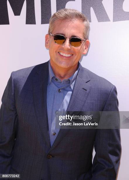 Actor Steve Carell attends the premiere of "Despicable Me 3" at The Shrine Auditorium on June 24, 2017 in Los Angeles, California.