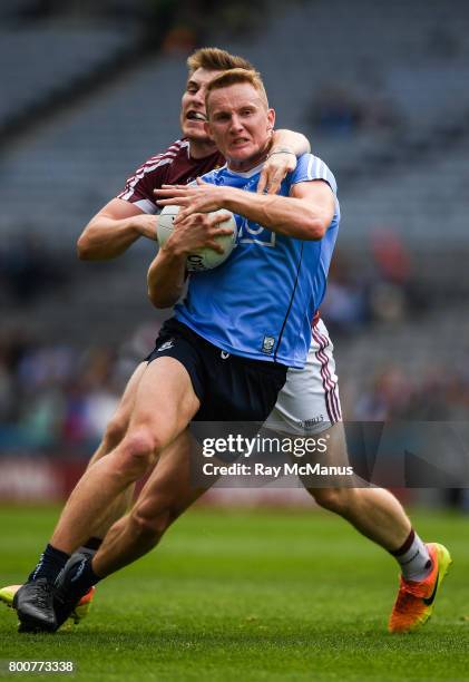 Dublin , Ireland - 25 June 2017; Ciarán Kilkenny of Dublin in action against Kieran Martin of Westmeath during the Leinster GAA Football Senior...