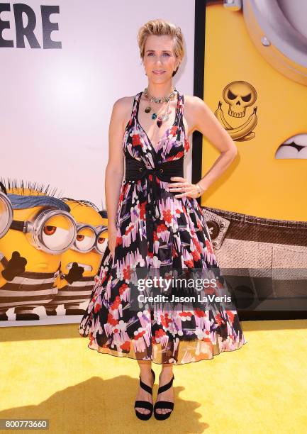 Actress Kristen Wiig attends the premiere of "Despicable Me 3" at The Shrine Auditorium on June 24, 2017 in Los Angeles, California.