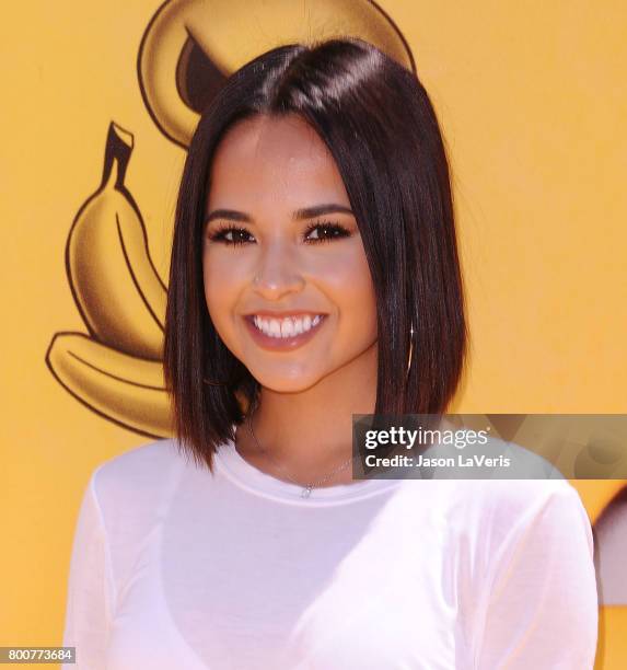 Becky G attends the premiere of "Despicable Me 3" at The Shrine Auditorium on June 24, 2017 in Los Angeles, California.