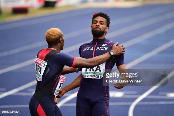France finish 2nd in the 4x400m Relay Men to pip Great Britain by one point for 3rd place at during the European Athletics Team Championships Super...