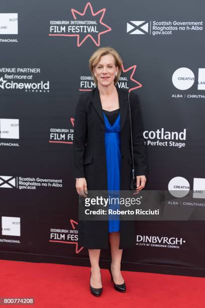 Actress Juliet Stevenson attends a photocall for the European Premiere of 'Let Me Go' during the 71st Edinburgh International Film Festival at...