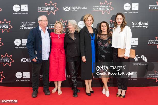 Producers David Broder, producer Lizzie Pickering, actress Karin Bertling, actress Juliet Stevenson, director and writer Polly Steele and actress...