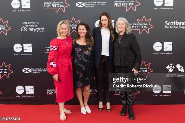 Producer Lizzie Pickering, director and writer Polly Steele, actress Jodhi May and actress Karin Bertling attend a photocall for the European...