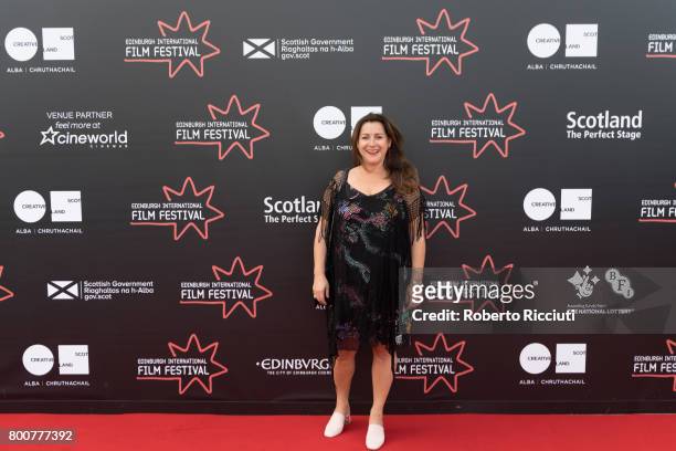 Director and writer Polly Steele attends a photocall for the European Premiere of 'Let Me Go' during the 71st Edinburgh International Film Festival...