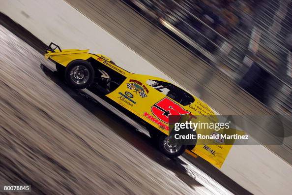 Randy Timms Racing Randy Timms of Oklahoma City drives during the Modified Championship ...
