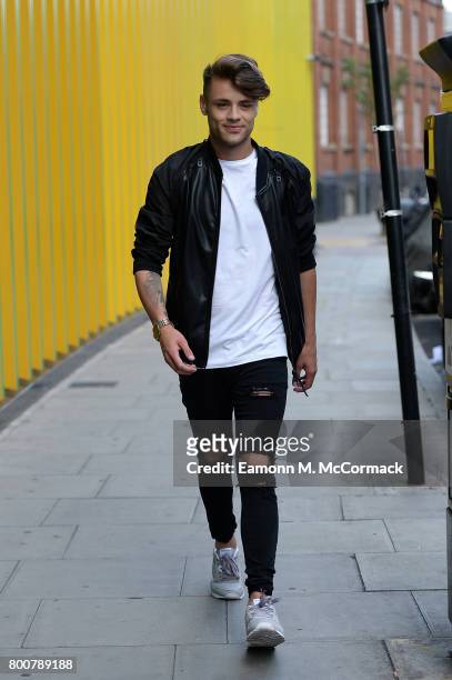 Casey Johnson attends the photocall of MTV's new show "Single AF" at MTV London on June 25, 2017 in London, England.