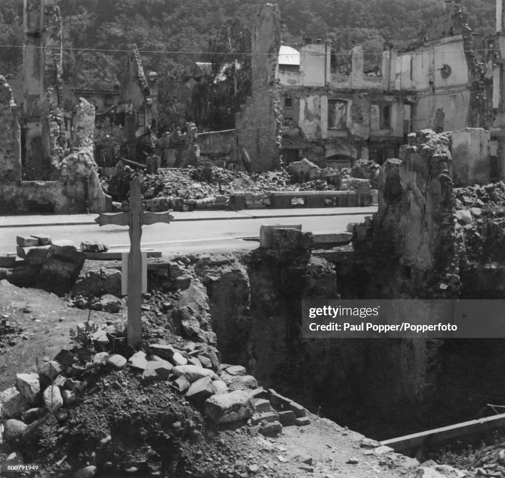 Grave In The Ruins Of Freiburg