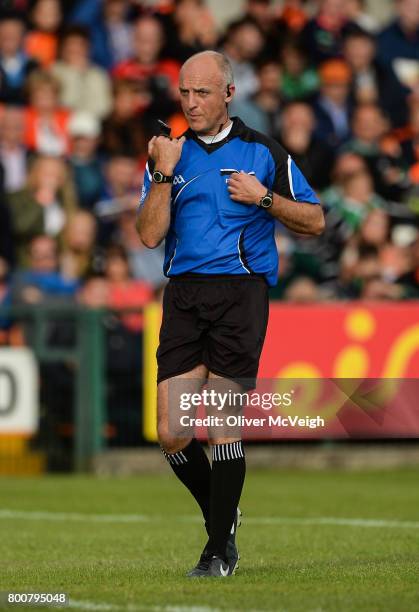 Armagh , Ireland - 25 June 2017; Referee Cormac Reilly during the GAA Football All-Ireland Senior Championship Round 1B match between Armagh and...