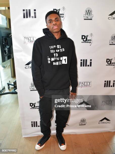 Vince Staples attends His Clebration for 'Big Fish' on June 24, 2017 in Los Angeles, California.