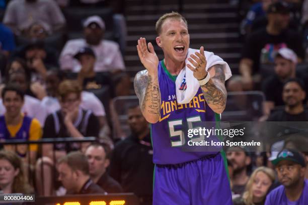 Headed Monsters player Jason Williams during a BIG3 Basketball League game on June 25, 2017 at Barclays Center in Brooklyn, NY