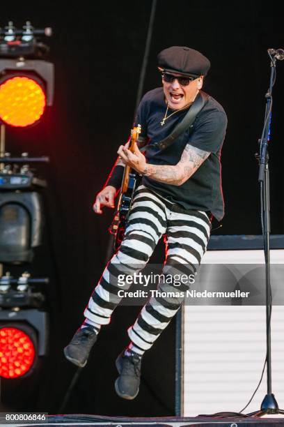 Matt Skiba of Blink-182 performs during the third day of the Southside festival on June 25, 2017 in Neuhausen, Germany.