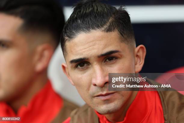 Felipe Gutierrez of Chile during the FIFA Confederations Cup Russia 2017 Group B match between Chile and Australia at Spartak Stadium on June 25,...