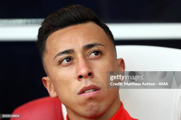 Martin Rodriguez of Chile during the FIFA Confederations Cup Russia 2017 Group B match between Chile and Australia at Spartak Stadium on June 25,...