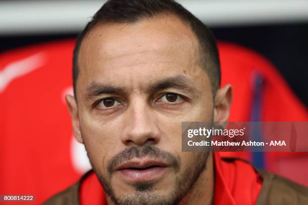 Marcelo Diaz of Chile during the FIFA Confederations Cup Russia 2017 Group B match between Chile and Australia at Spartak Stadium on June 25, 2017 in...