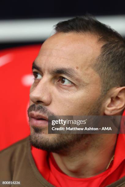 Marcelo Diaz of Chile during the FIFA Confederations Cup Russia 2017 Group B match between Chile and Australia at Spartak Stadium on June 25, 2017 in...