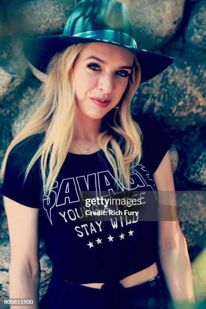 Musician ZZ Ward poses for a portrait during Arroyo Seco Weekend at the Brookside Golf Course at on June 25, 2017 in Pasadena, California.