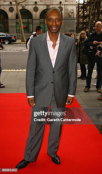 Andy Abraham arrives at the Celebrity Tesco Magazine Mum of The Year Awards held at the Waldorf Hilton Hotel on March 2, 2008 in London, England.