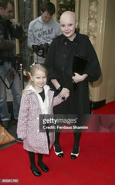Gail Porter arrives for the Tesco Magazine Mum of the Year Awards 2008 at the Waldorf Hilton Hotel on March 02, 2008 in London England.