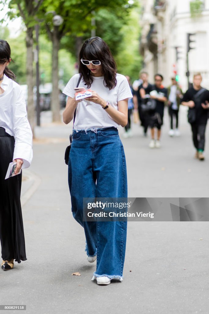 Street Style - Paris Fashion Week - Menswear Spring/Summer 2018 : Day Five