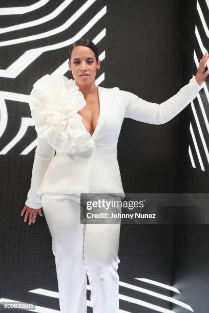 Dascha Polanco at the InstaBooth at the 2017 BET Awards at Microsoft Square on June 25, 2017 in Los Angeles, California.