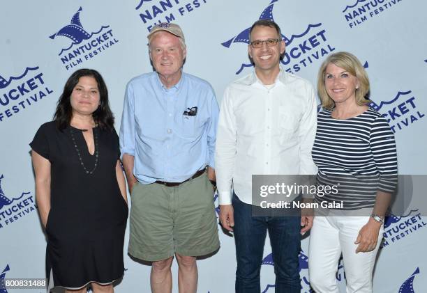 Bonni Cohen, Chris Matthews, Jon Shenk and Kathleen Matthews attend the closing night film "An Inconvenient Sequel: Truth To Power" during the 2017...