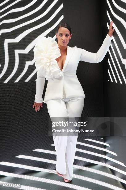 Dascha Polanco at the InstaBooth at the 2017 BET Awards at Microsoft Square on June 25, 2017 in Los Angeles, California.