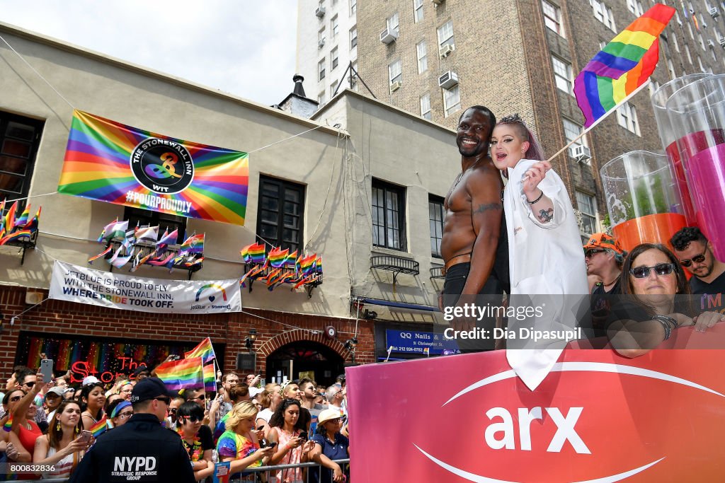 AmfAR #BeEpicEndAIDS At New York City Pride 2017