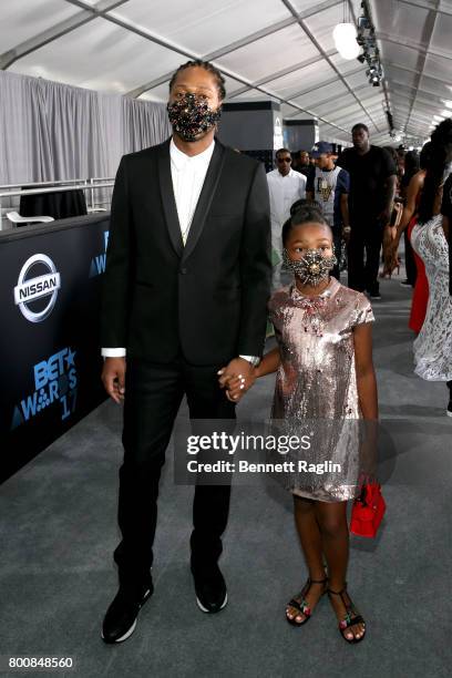 Future and Londyn Wilburn at the 2017 BET Awards at Staples Center on June 25, 2017 in Los Angeles, California.