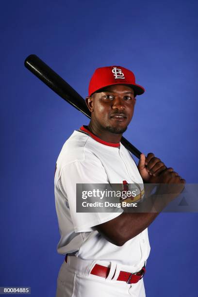 Rico Washington of the St. Louis Cardinals during photo day at Roger Dean Stadium on February 26, 2008 in Jupiter, Florida.