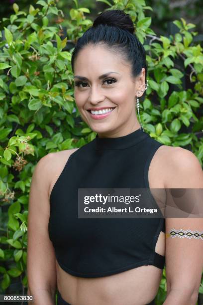 Actress Jes Meza attends the Amare Magazine 1st Year Anniversary Issue Release Soiree held at a Private Residence on June 24, 2017 in Sherman Oaks,...