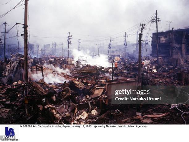 Earthquake in Kobe, Japan, January 19, 1995.