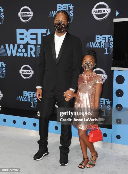 Rapper Future and daughter Londyn Wilburn attend the 2017 BET Awards at Microsoft Theater on June 25, 2017 in Los Angeles, California.