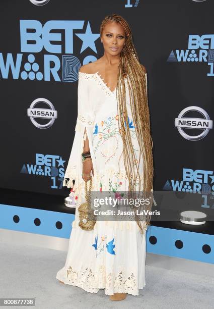 Actress Eva Marcille attends the 2017 BET Awards at Microsoft Theater on June 25, 2017 in Los Angeles, California.