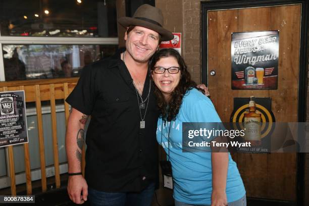 Singer-songwriter Jerrod Niemann enjoys karaoke Night with ACM Lifting Lives music campers at Winner's Bar on June 25, 2017 in Nashville, Tennessee.