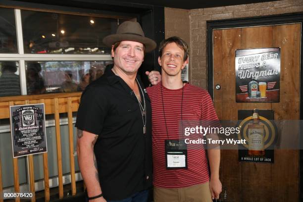 Singer-songwriter Jerrod Niemann enjoys karaoke Night with ACM Lifting Lives music campers at Winner's Bar on June 25, 2017 in Nashville, Tennessee.