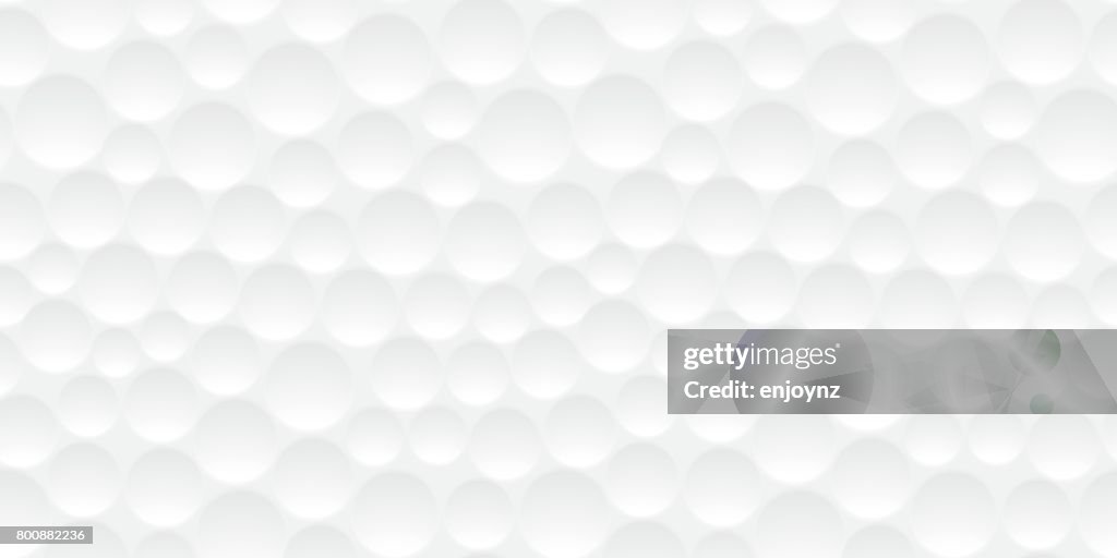 Seamless golf ball pattern