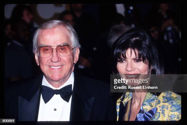 Actor Ed McMahon and wife Pam Hurn attend Elizabeth Taylor's 65th birthday party February 16, 1997 in Los Angeles, CA. Two-time Academy Award winner...