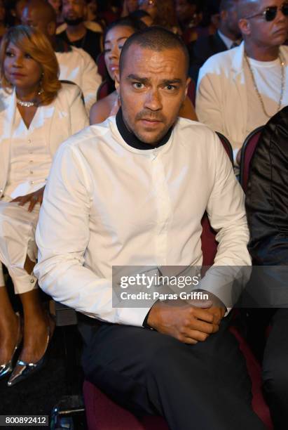 Jesse Williams at 2017 BET Awards at Microsoft Theater on June 25, 2017 in Los Angeles, California.