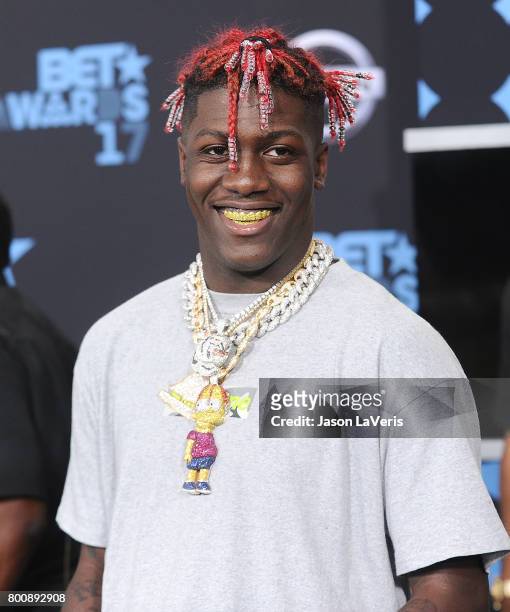 Rapper Lil Yachty attends the 2017 BET Awards at Microsoft Theater on June 25, 2017 in Los Angeles, California.