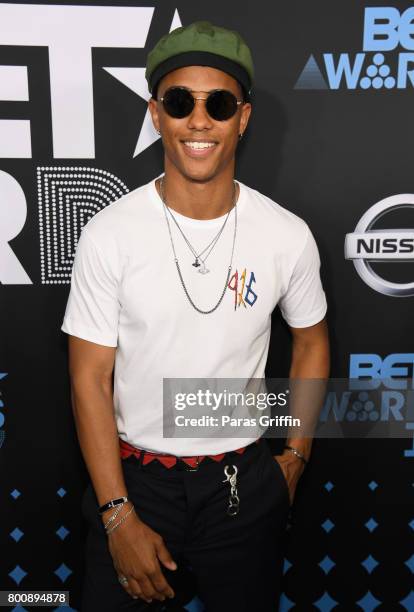 Keith Powers at the 2017 BET Awards at Staples Center on June 25, 2017 in Los Angeles, California.