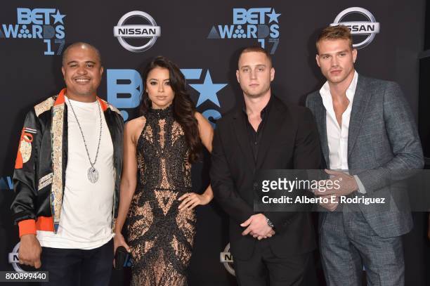 Irv Gotti, Michelle Hayden, Chet Hanks, and Matthew Noszka at the 2017 BET Awards at Microsoft Square on June 25, 2017 in Los Angeles, California.