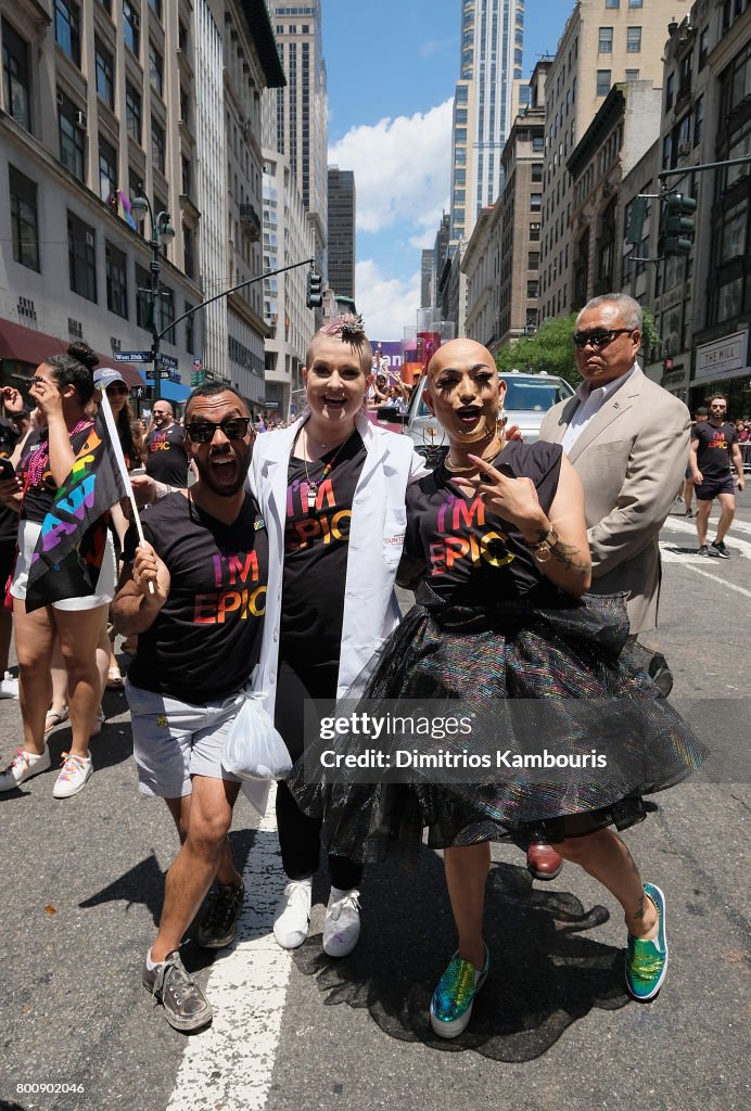 2017 Gay Pride March In New York City